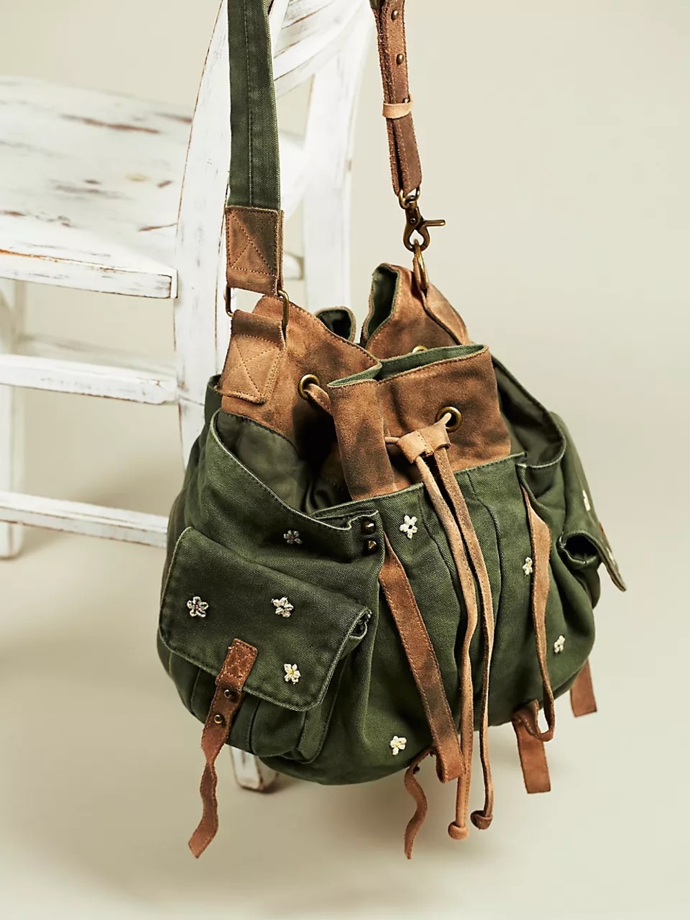 Free People Mason Slouchy Bucket Bag